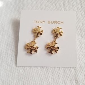 NWOT Tory burch Goldplated earrings